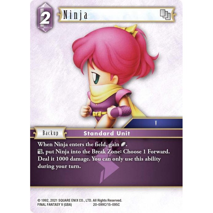 Final Fantasy TCG Ninja 20-099 C