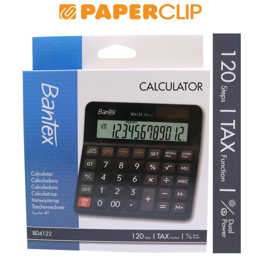 

CALCULATOR BANTEX BD4122 10 BLACK