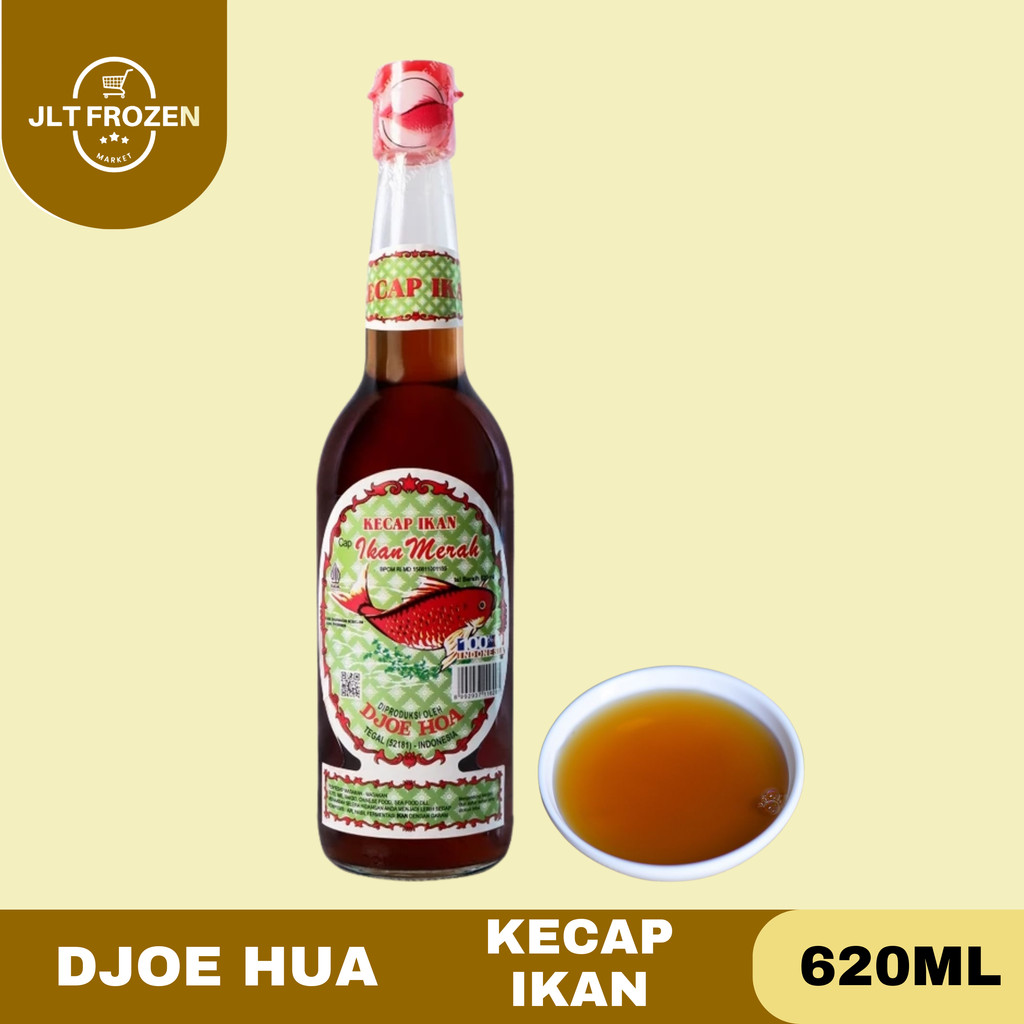 

RK60 Djoe Hoa Kecap Ikan / Kecap Sari Ikan / Cap Ikan Merah / Botol Kaca / Kecap Ikan Jadul / 620ml