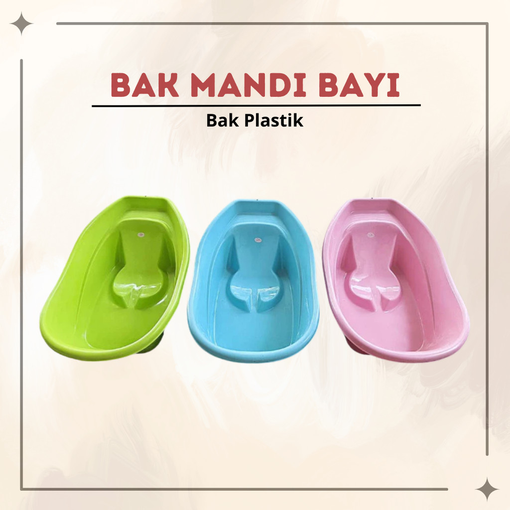 Bak Mandi Bayi Plastik Alas Mandi Bayi / Baby Bath Tub Bak Mandi Bayi Plastik Tempat Mandi Bayi - VV