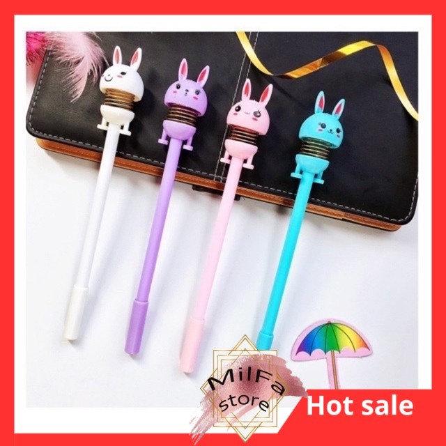 

MF201 Pulpen Emoji Dan Kelinci Jell Doll Head Emoji Per Goyang