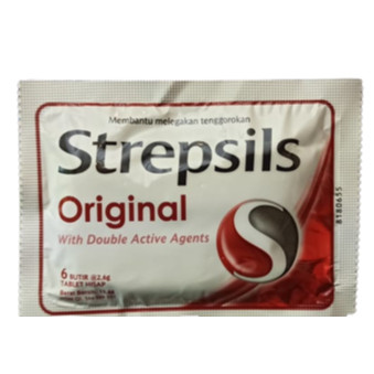 

Strepsils Permen Sakit Tenggorokan Sachet isi 6 - Original - Pharma Mart