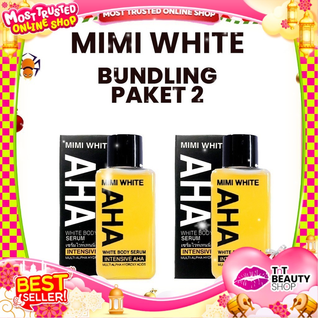 [BUNDLING] Paket MIMI White AHA Serum 30ML | TnT Beauty Shop