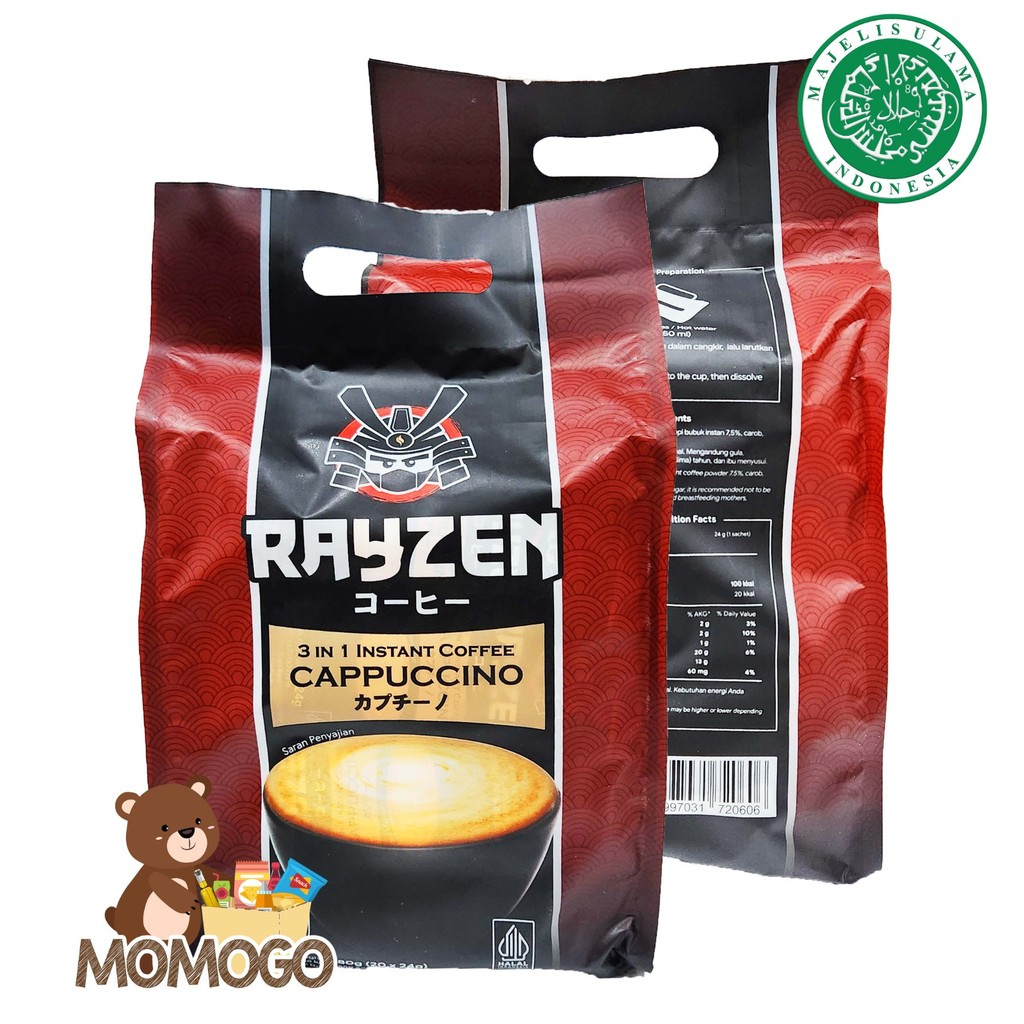 

RAYZEN CAPPUCCINO COFFEE 20X24GR