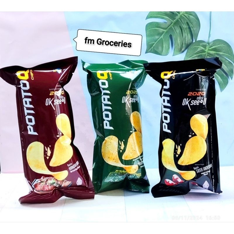 

Potato Q chips isi 10 pack | Kikoya Snack Halal pusat grosir jajan murah meriah