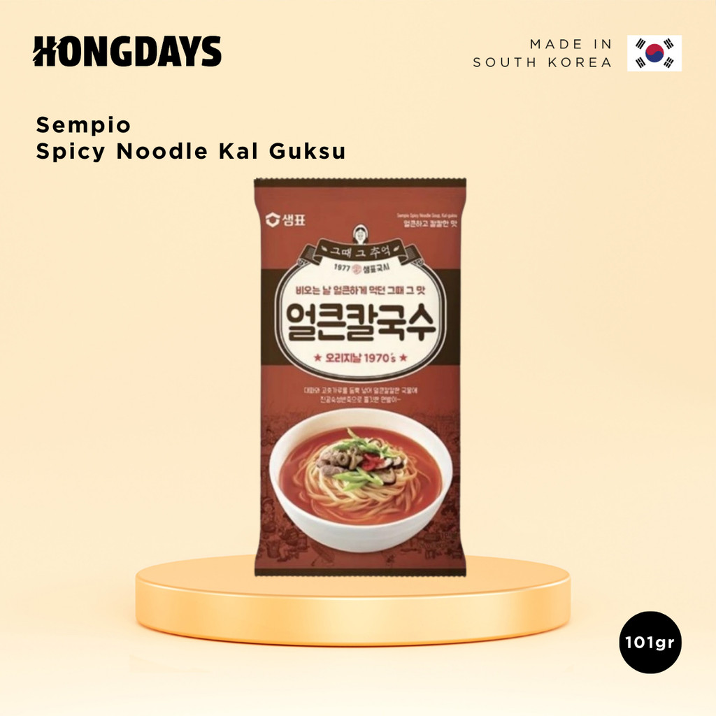 

Sempio Spicy Noodle Soup Kal Guksu 101g - HONGDAYS