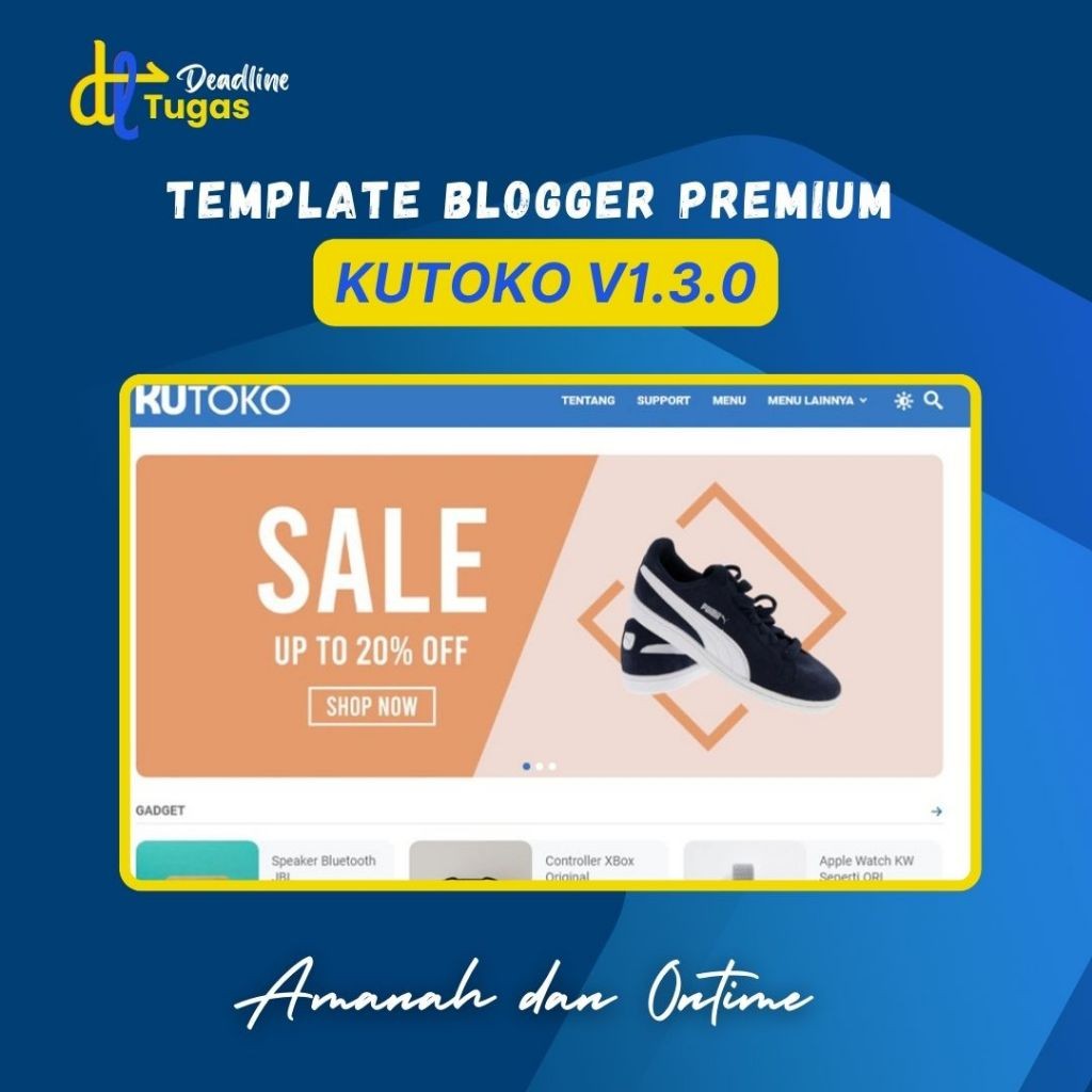 Template Blogger Premium KuToko Toko Online