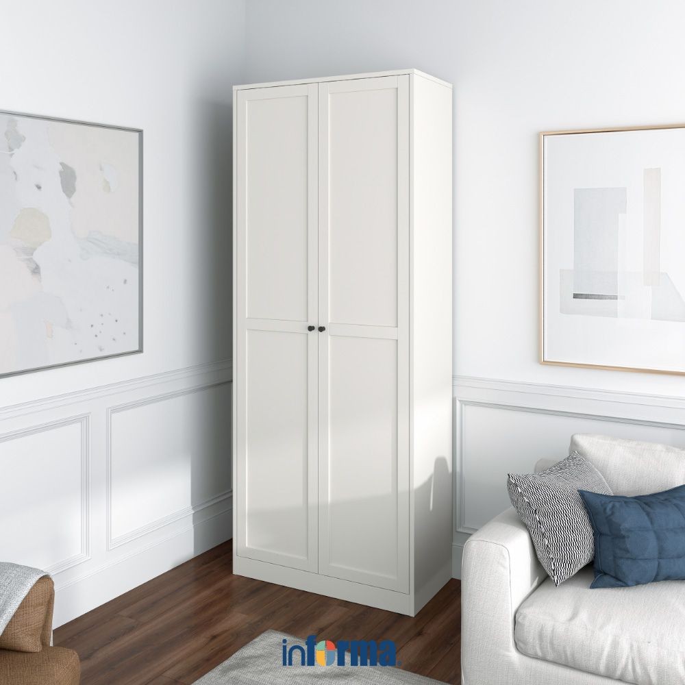 Informa Logan Kabinet Penyimpanan - Putih Lemari Kabinet Serbaguna Cabinet Penyimpanan Indoor Furnit