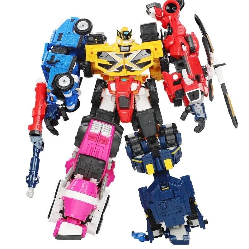 MiniForce Penta X Ranger 5 in 1 Transformation Robot Bot PENTATRON Model Mini Force Deformation Comb