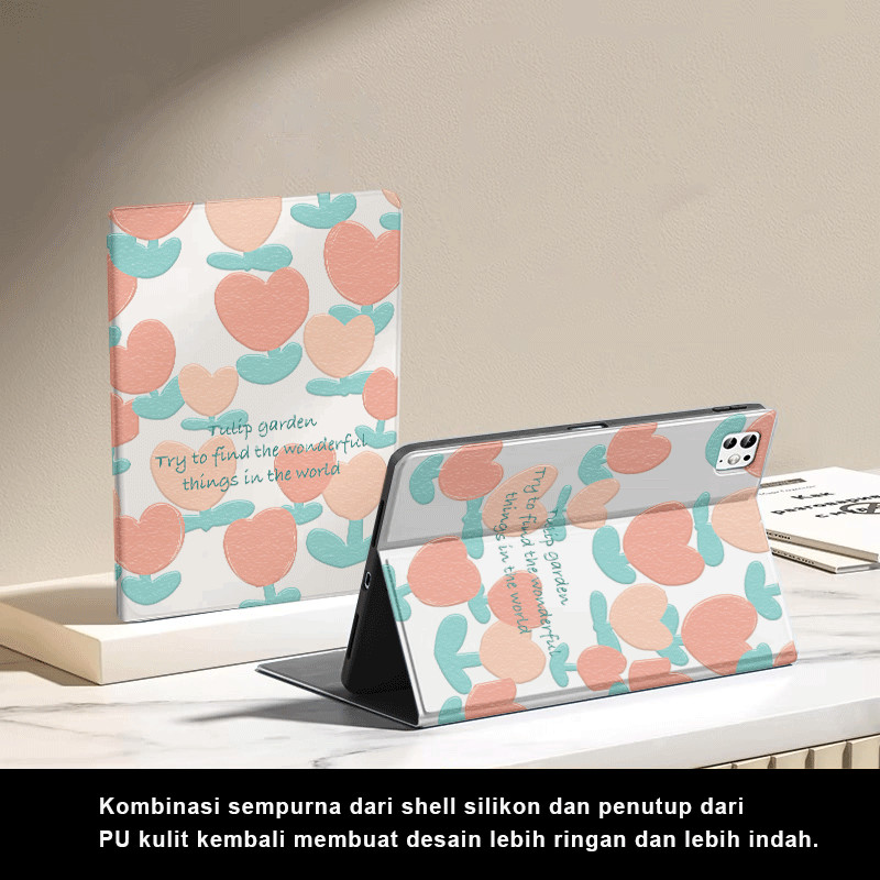 Bunga yang berwarna-warni Case tablet Samsung  A8 10.5 inch A9 8.7 inch A9+ 11 inch S6 Lite 10.4 inc