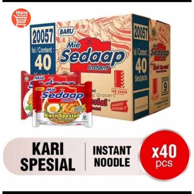 

Hans Mie Sedaap Kari Spesial Karton