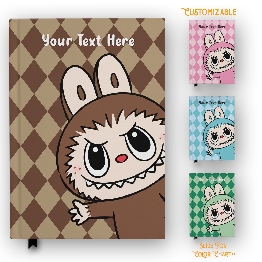 

Buku Catatan Notebook Labubu 1 The Monsters Gift Cute Agenda Diary Hardcover Custom Nama