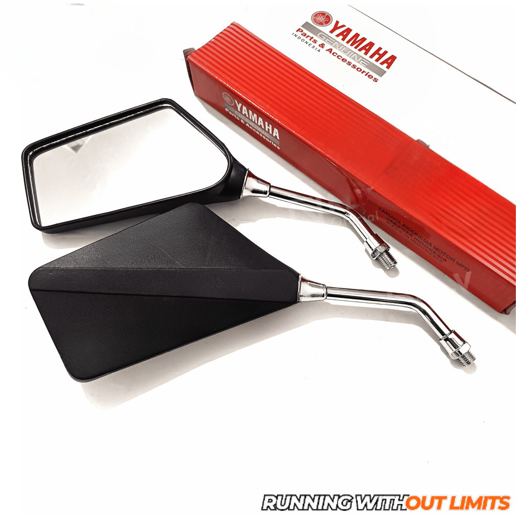 KACA SPION | SPION KOTAK CHROME | SPION TEMPE YAMAHA RX KING OLD RXS RZR RXZ YT UNIVERSAL