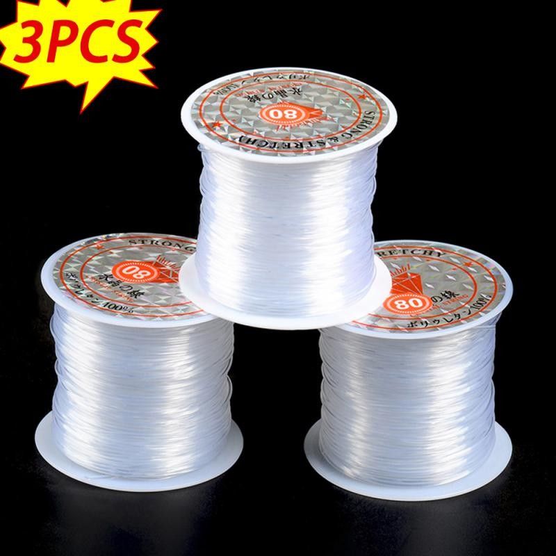 

25m Clear Nylon Invisible Thread Fishing Wire Hanging Balloons Wire Jewelry Christmas Garland Thread Birthday Party Decoration