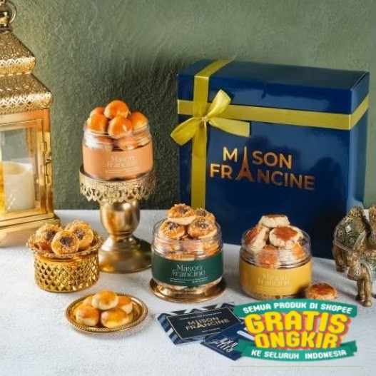 

Hampers kue kering Wijsman - MAISON FRANCINE premium cookies parcel - Spring Hampers/ keluarga oleh oleh