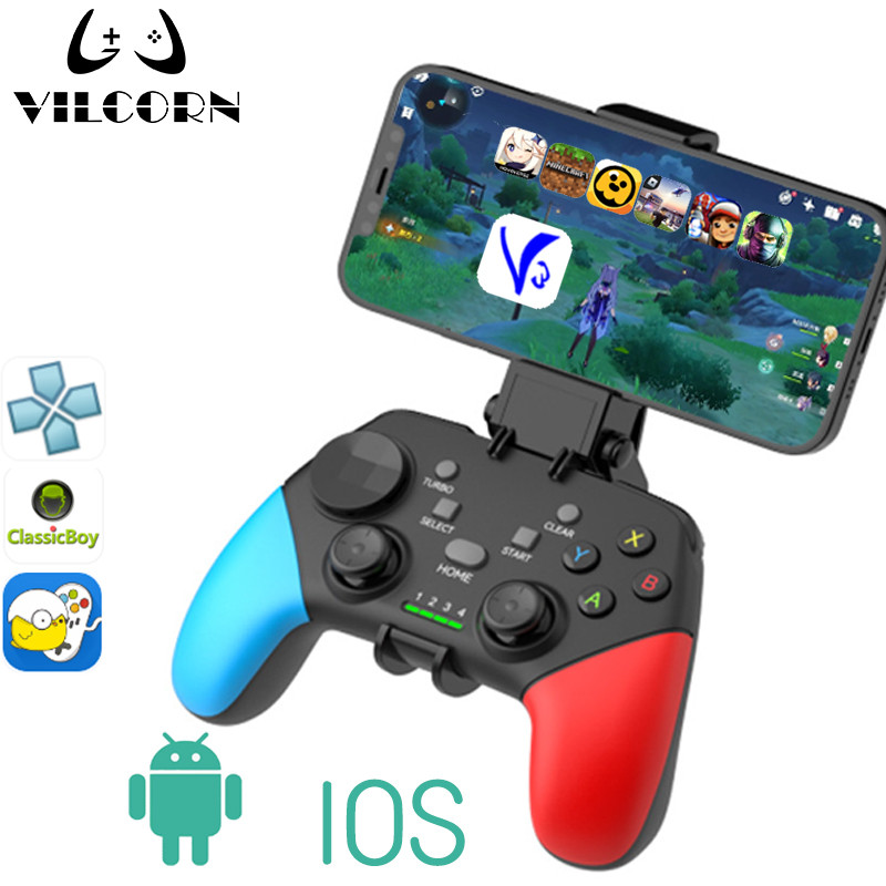 BT 5.0 Wireless Gamepad Android Mobile Cell Phone Control Accessories Joystick Game Controller For M