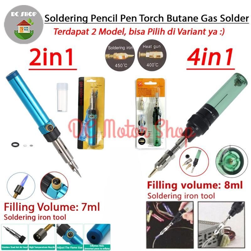 

CUCI GUDANG//GAS SOLDER IRON 2 IN 1 /Soldering Pencil Pen Torch Butane Solder Solder Mini Torch