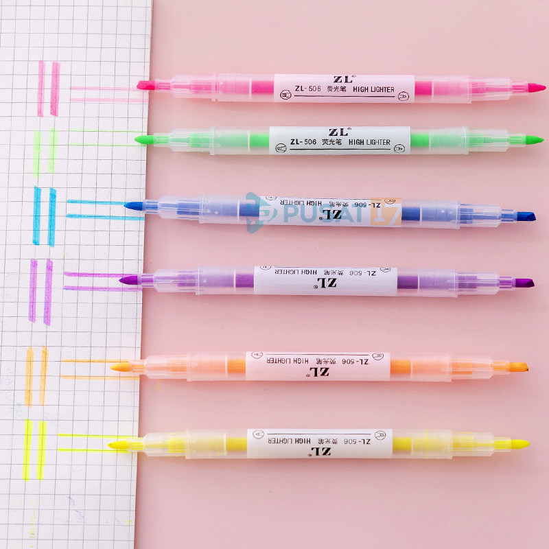 

HIGHLIGHTER STABILO WARNA WARNI ISI 6PCS 2IN1 2 ARAH / PENSIL STABILO PANJANG WARNA 2 SISI / STABILO SET / PENSIL WARNA MELUKIS MEWARNAI