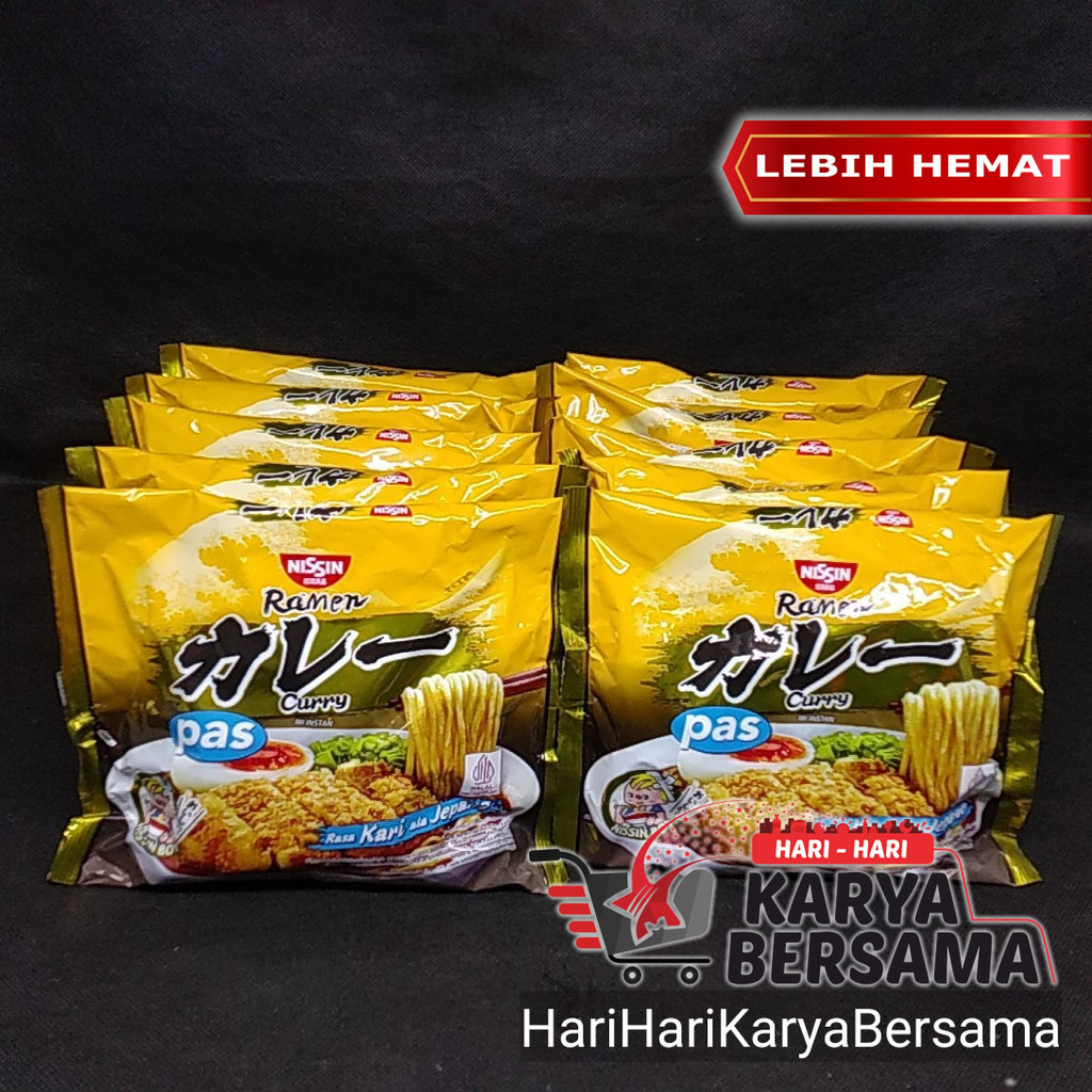 

MI INSTANT NISSIN RAMEN CURRY PAS RASA KARI ALA JEPANG 10'S X 76GR