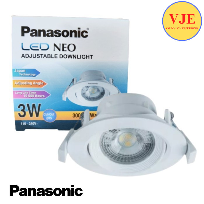 PANASONIC LED Spot NEO Adjustable Downlight 3W 3 Watt NNP20200 NNP20220