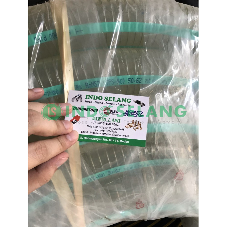 SELANG 1" FOODGRADE KAWAT SPRIAL TOYOX TOYOFOODS-S 50M TFS-25