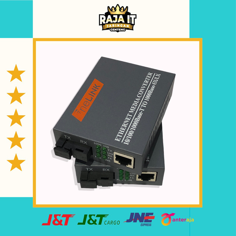 FIBER MEDIA CONVERTER NELINK GIGABIT HTB-GS-03A/B