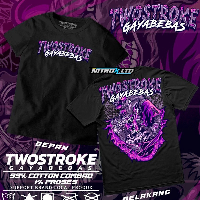 kaos 2tak | 2stroke | kaos racing | termurah COD
