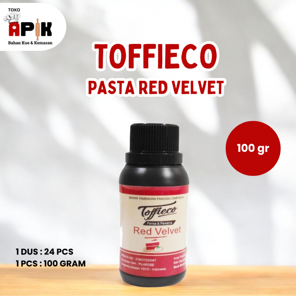 

TOFFIECO PASTA COKELAT / TEH HIJAU / MOKA / PANDAN / RED VELVET 100 GRAM