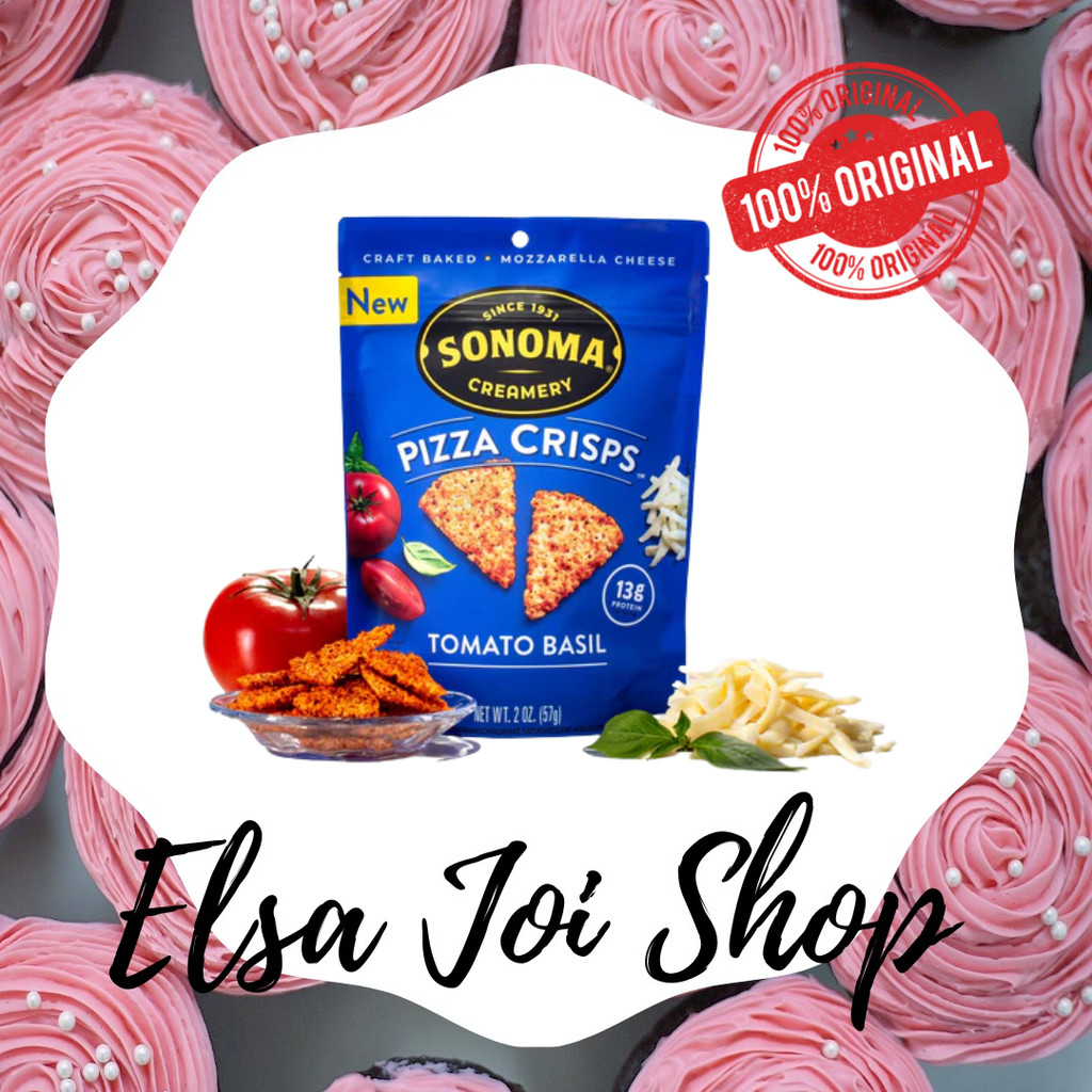 

ELSAJOISHOP - Sonoma Creamery Pizza Crisp Tomato Basil - 57 Gr
