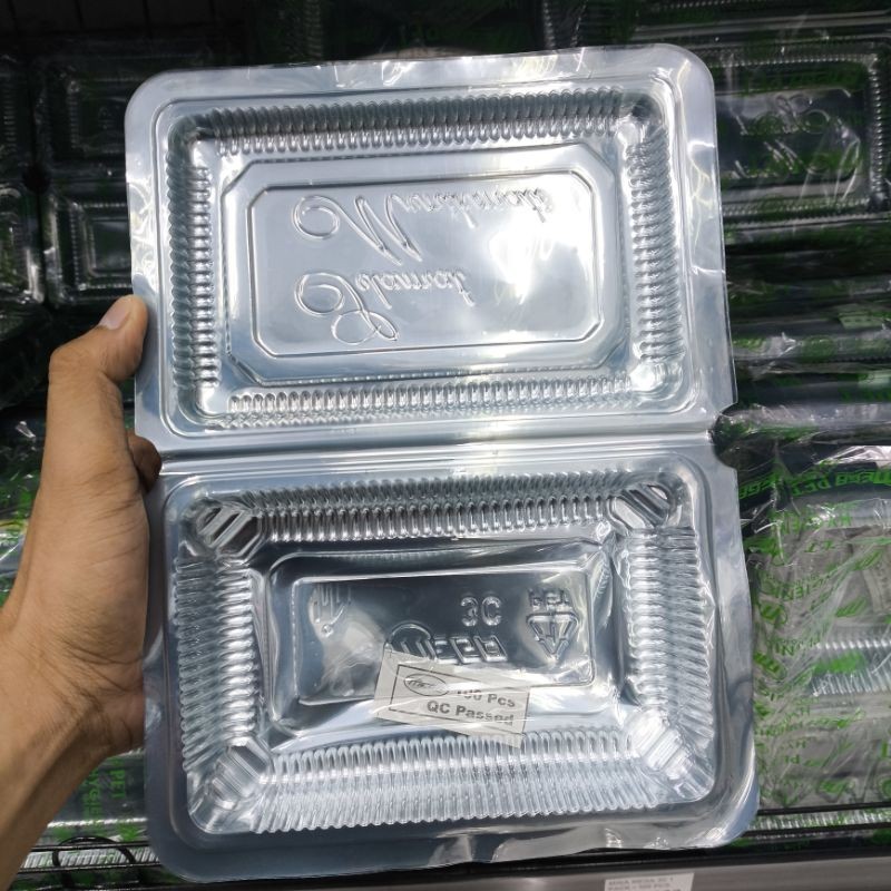 MIKA NASI KOTAK MEGA 3C 1 PACK 100PCS