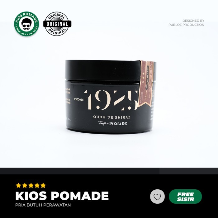 Pomade Water Based Premium 1925 Oudh de Shiraz Tough Pomade