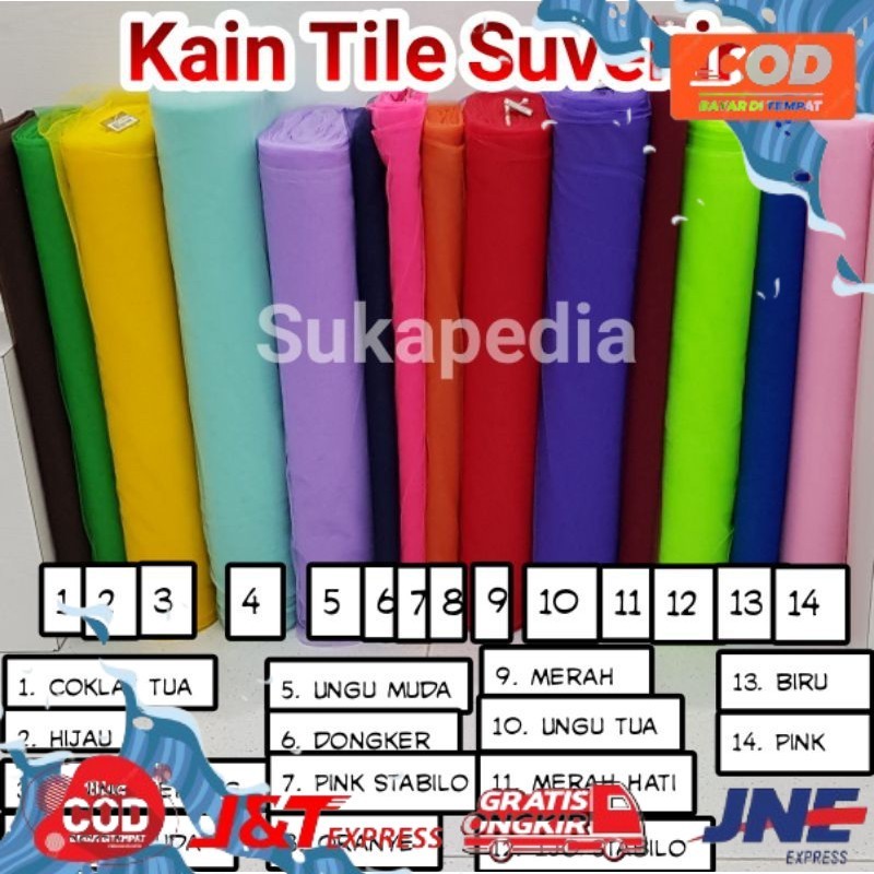 

Readt tuday Kain Tile Jala suvenir (Harga per 0,5m) sukap