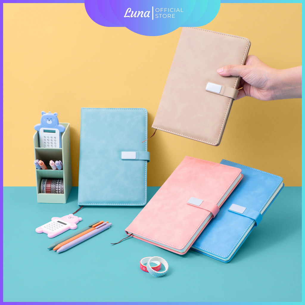 

Agenda Meeting Planner Notebook Diary Hard Cover Binder Kulit A5 Tebal