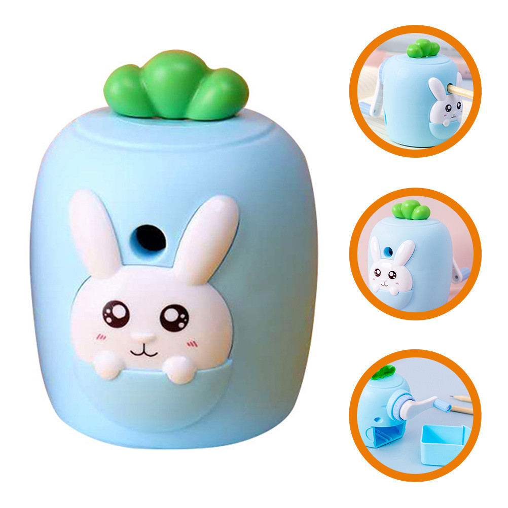 

Pencil Sharpeners Pink Mechanical Carpenter Portable Colorful Blue Child
