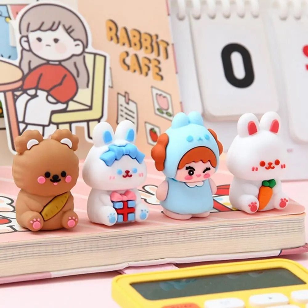 

Cute Manual Pencil Sharpener Stationery Kawaii Pen Cutter Plastic 3D Animal Modeling Student Stationery School Supplies