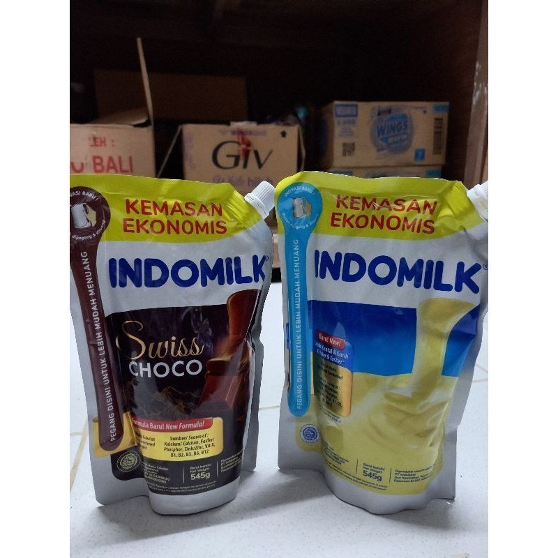 

BNS - INDOMILK POUCH COKLAT DAN PUTIH 545g - CBY