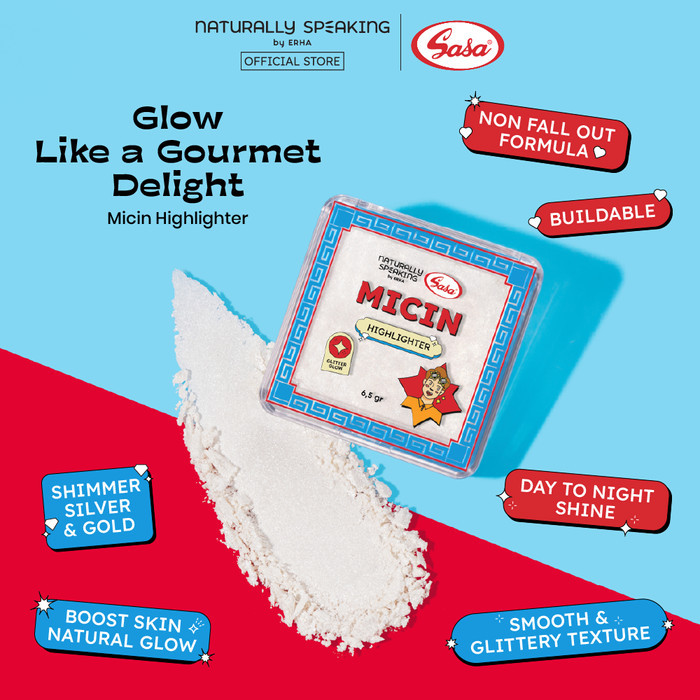[Gimmick] - Naturally Speaking  X SASA Micin Highlighter 6.5gr
