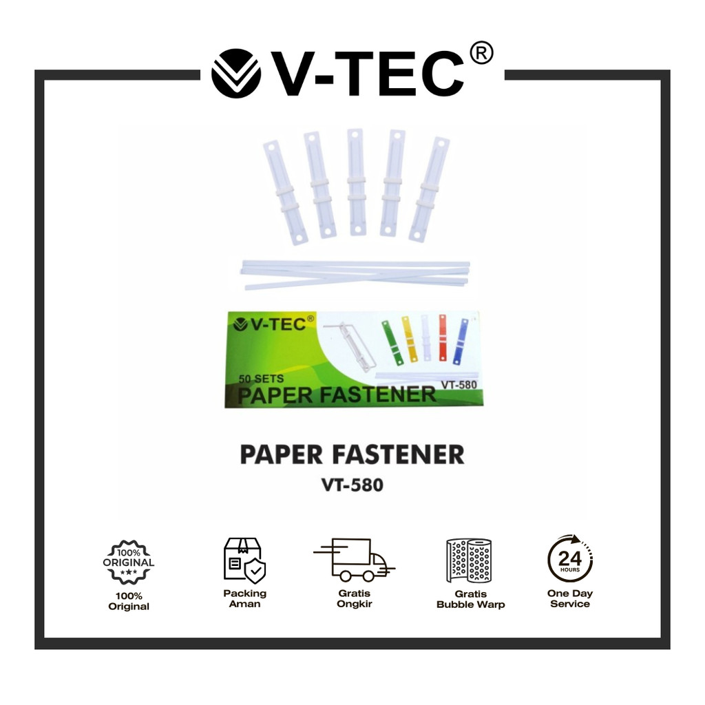 

V-TEC PAPER FASTENER 580 PUTIH