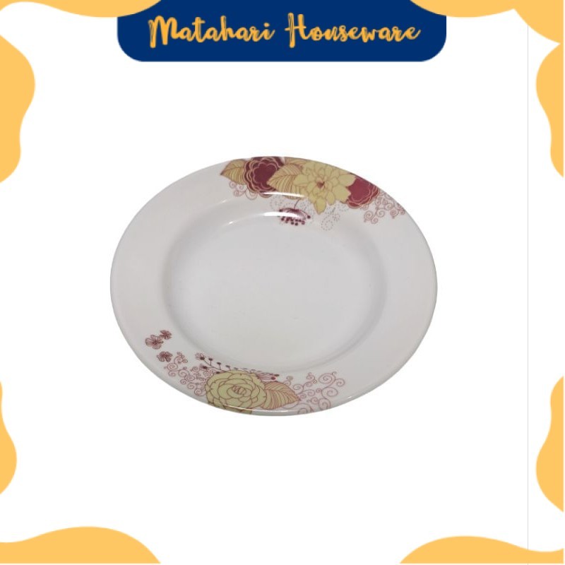 PIRING KUE 6 INCI MELAMIN MOTIF SINGA SINGI