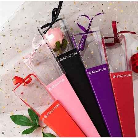 

(Pack)Singgle Rose Box Wadah Bunga isi 10 (tidak termasuk bunga)