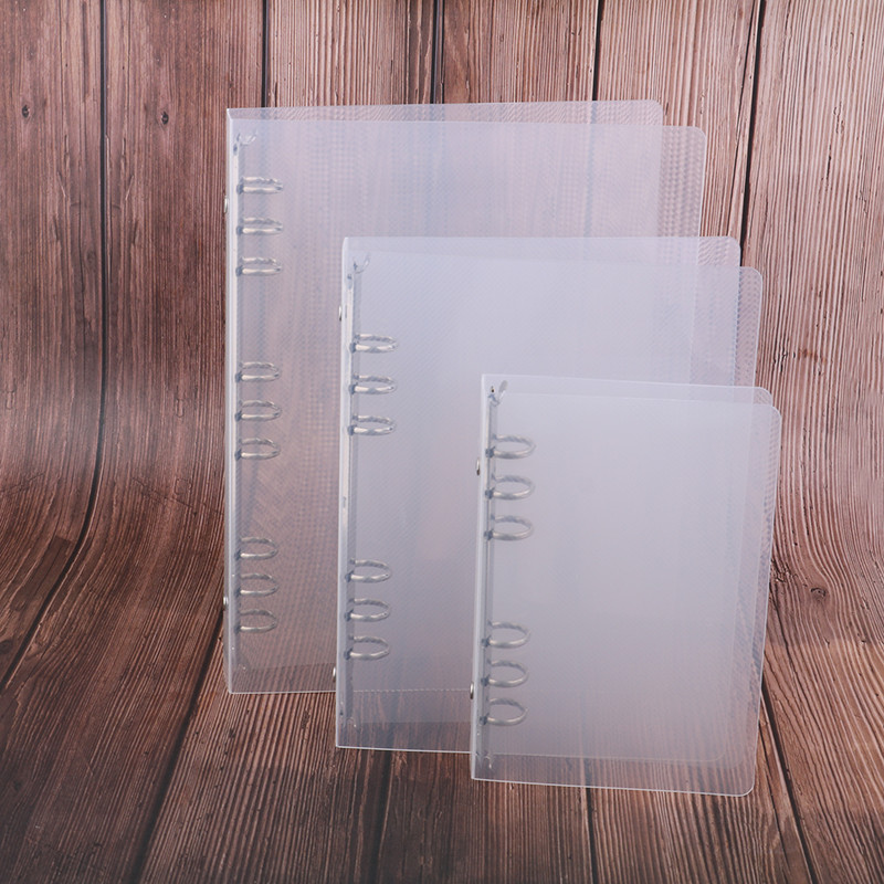 

6 Holes Ring Binder B5/A5/A6 Notebook Planner Cover Matte File Folder Office School Stationery Supplies