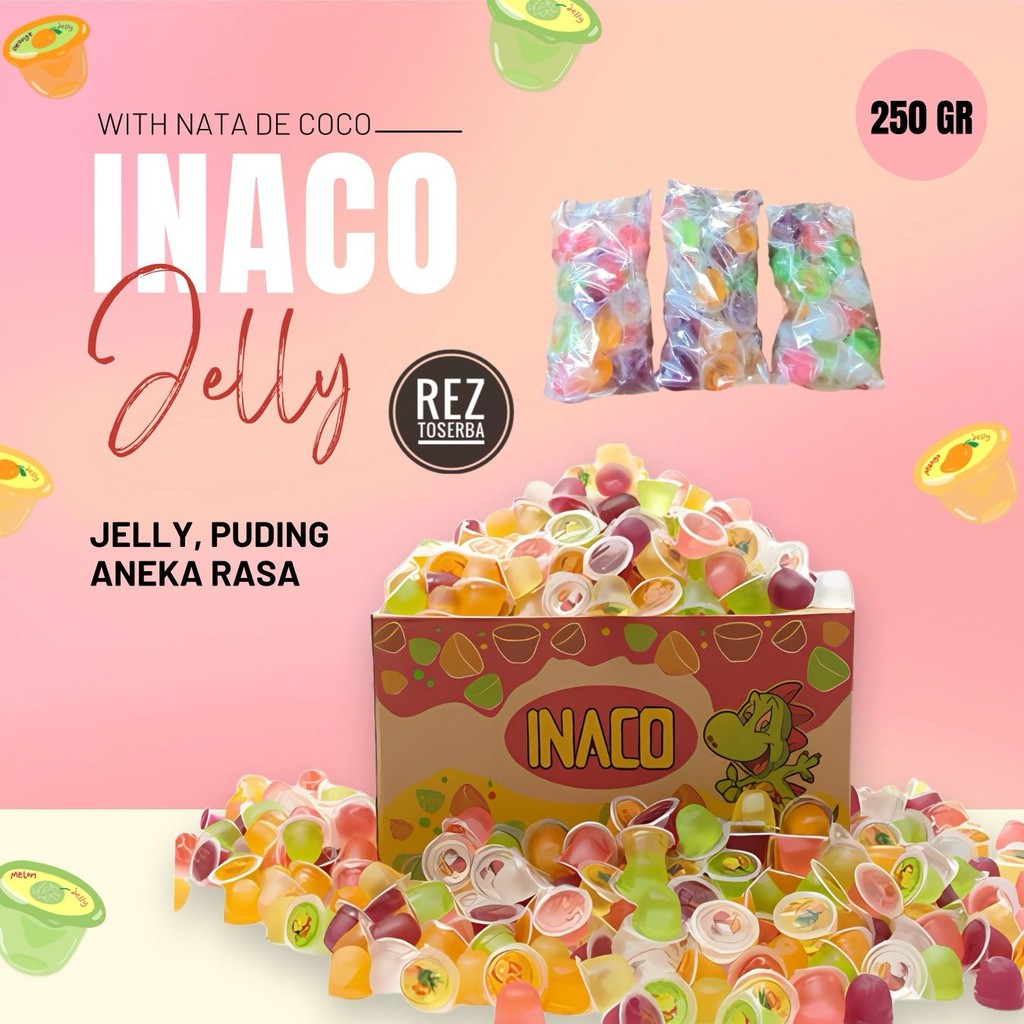 

INACO JELLY 250 Gram - SNACK JELLY MANIS