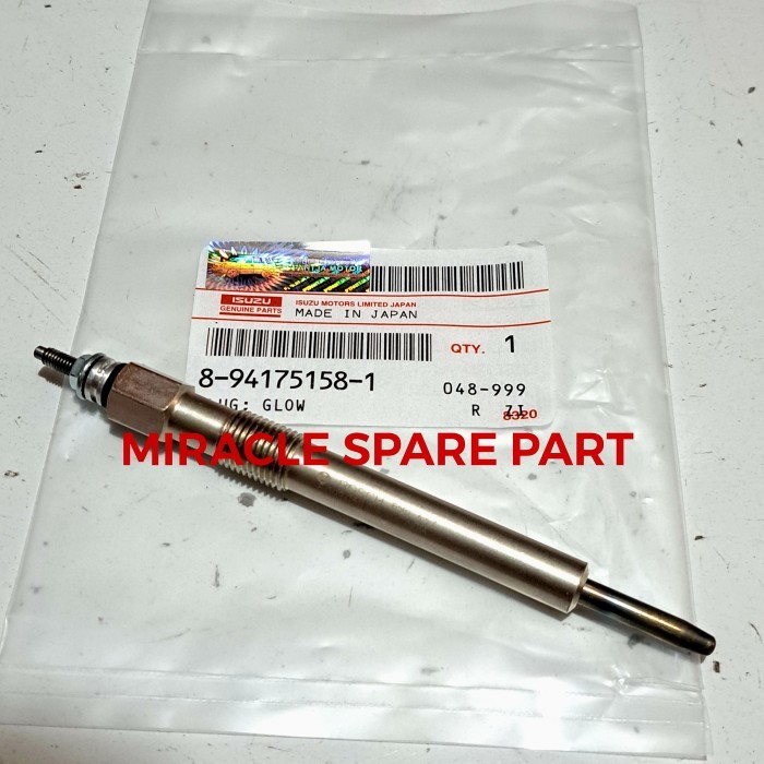 Busi Pemanas Glow Plug Isuzu DMAX D-MAX D MAX 3.0 3000cc 4JH1 BOSCH BARU