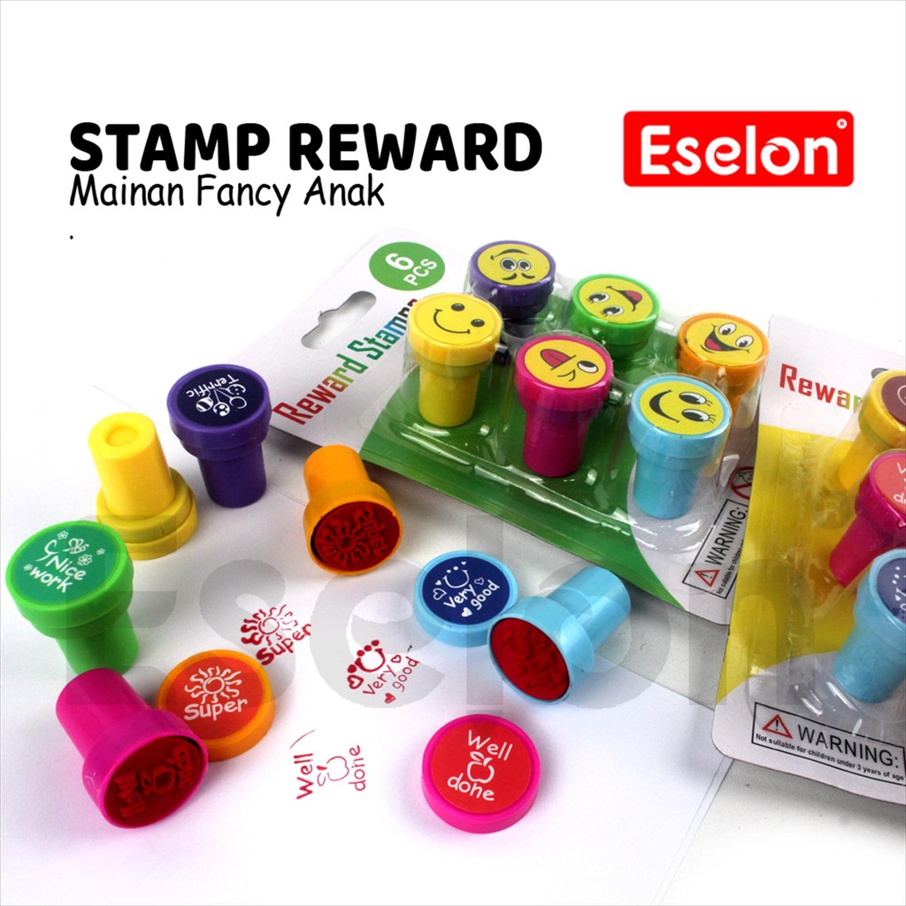 

6pcs Stamp Karakter Fancy / Stamp Karakter Lucu 2019-6