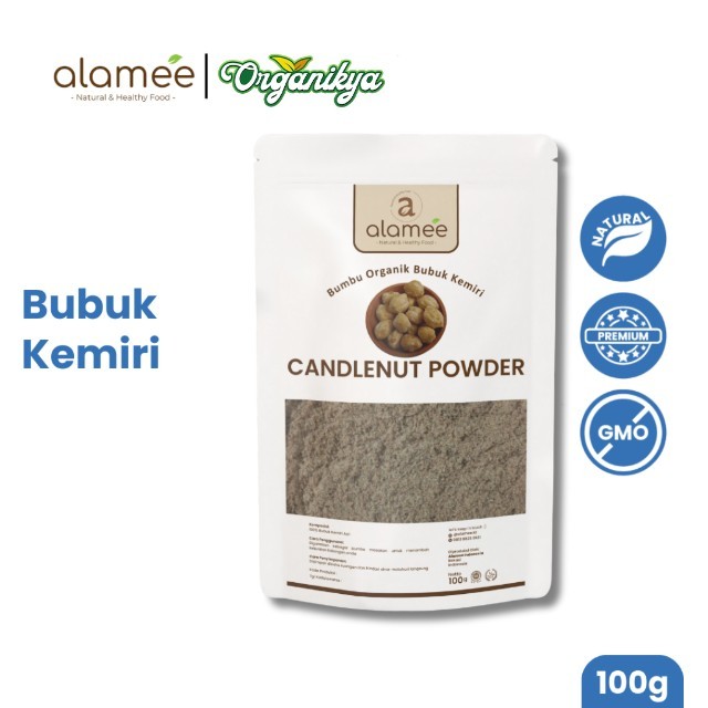 

ALAMEE Kemiri Bubuk Candlenut Powder Bumbu Dapur Organik Masak Murni Asli Tanpa Campuran organikya