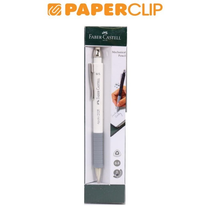 

[P r o m o]New PENSIL MEKANIK FABER CASTELL APOLLO 132501 05 WHITE