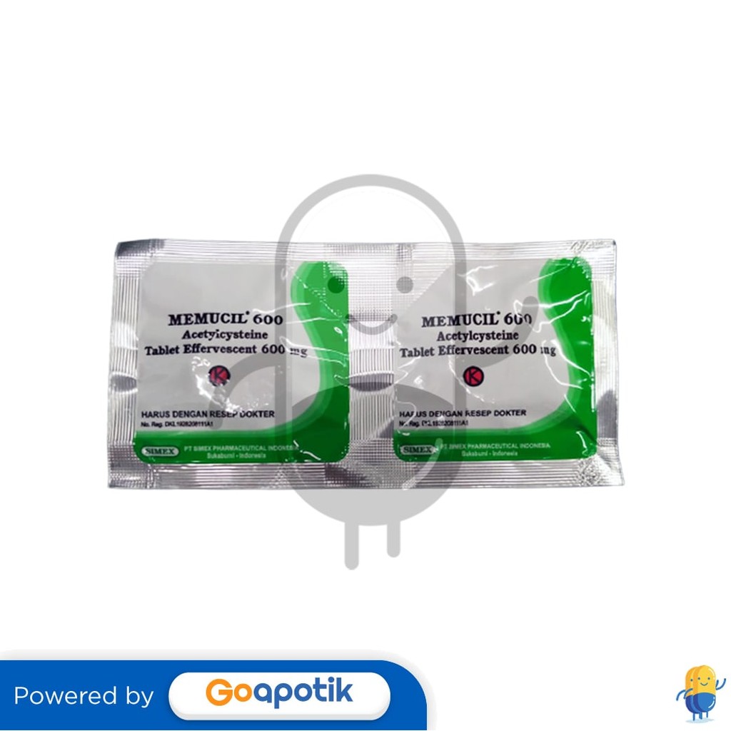 Memucil 600 Mg Strip 2 Tablet Eefervescent