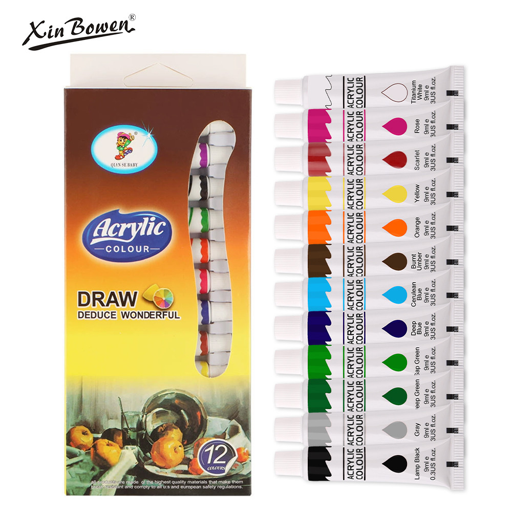 

9mL, Acrylic Pigment for Student Art, Graffiti Painting, DIY Pigment, Hand Painted Walls, 12 Colors, Wholesale