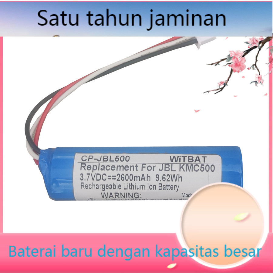 JBL baru KMC600 Bluetooth Microphone Battery TD0535