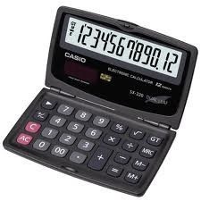 

KALKULATOR LIPAT CASIO SX 220 ORIGINAL - 12 DIGIT / KALKULATOR SAKU 2 POWER